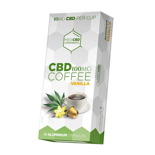 MediCBD Coffee Capsule Vanilla - 10 pcs - 100 mg CBD
