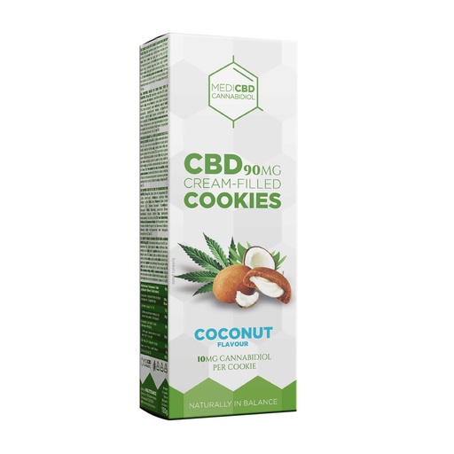 MediCBD Cream Cookie Coconut -  150 gr - 90 mg CBD