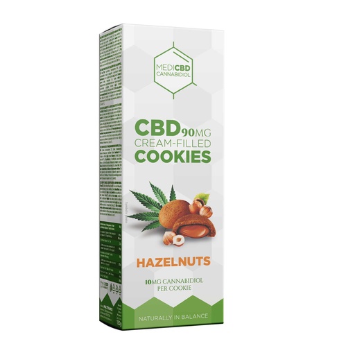 MediCBD Cream Cookie Hazelnut - 150 gr - 90 mg CBD